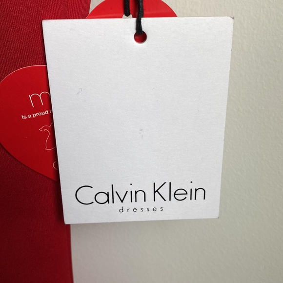 Calvin Klein Red Dress size 4 - Picture 6 of 10